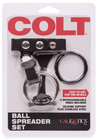Adjustable Male Pleasure Ball Spreader Set - Ball and Cock Toys