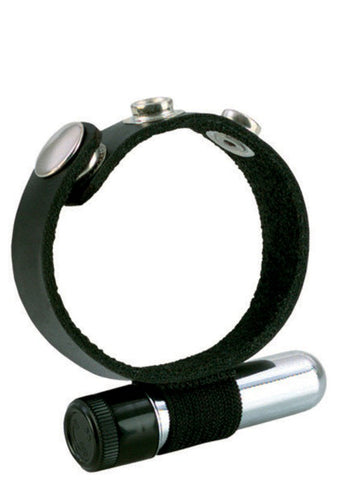 COLT Leather Vibrating Cock Ring by CalExotics - Vibrating Cock Rings