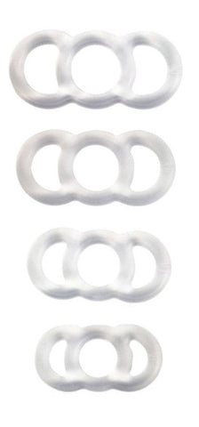 Comfit Silicone Rings Cock Ring by Shots Toys - Stretchy Cock Rings