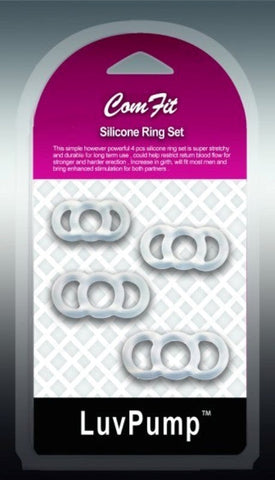 Comfit Silicone Rings Cock Ring by Shots Toys - Stretchy Cock Rings