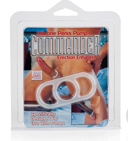 Commander Male Erection Enhancer by California Exotics - Stretchy Cock Rings