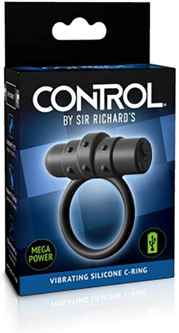 Sir Richards Control Vibrating Silicone Men's Cock Ring - Vibrating Cock Rings