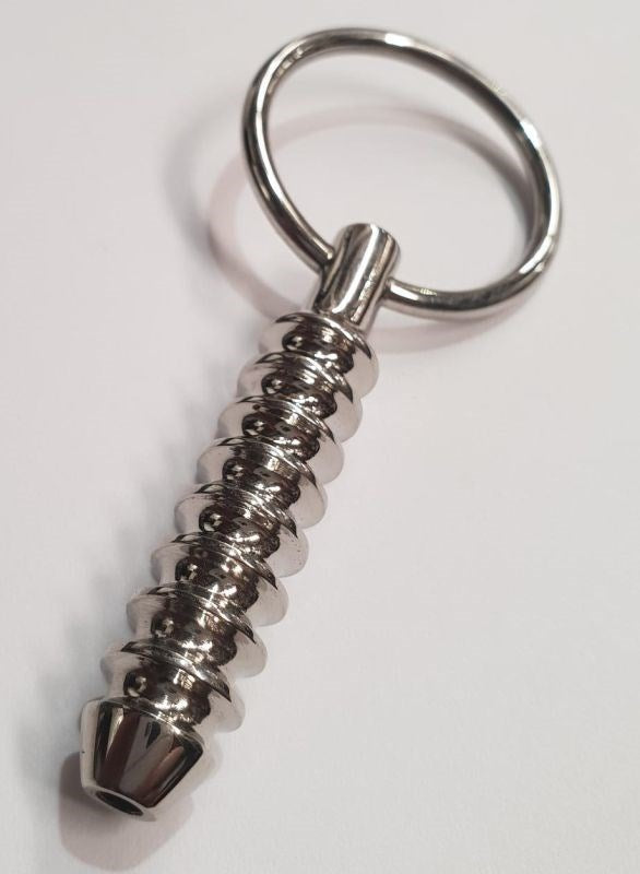 Cork Screw Cum Thru Penis Plug - - Penis Plugs