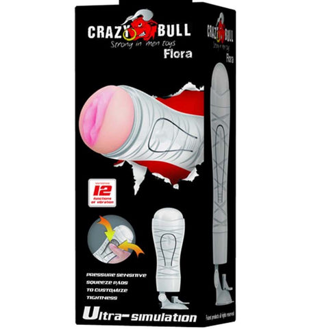 Crazy Bull Flora Non Vibrating Masturbator by Baile - Fleshlight Male Masturbators