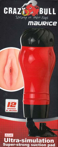 Crazy Bull Maurice Vibrating Realistic Masturbator - Masturbators and Strokers