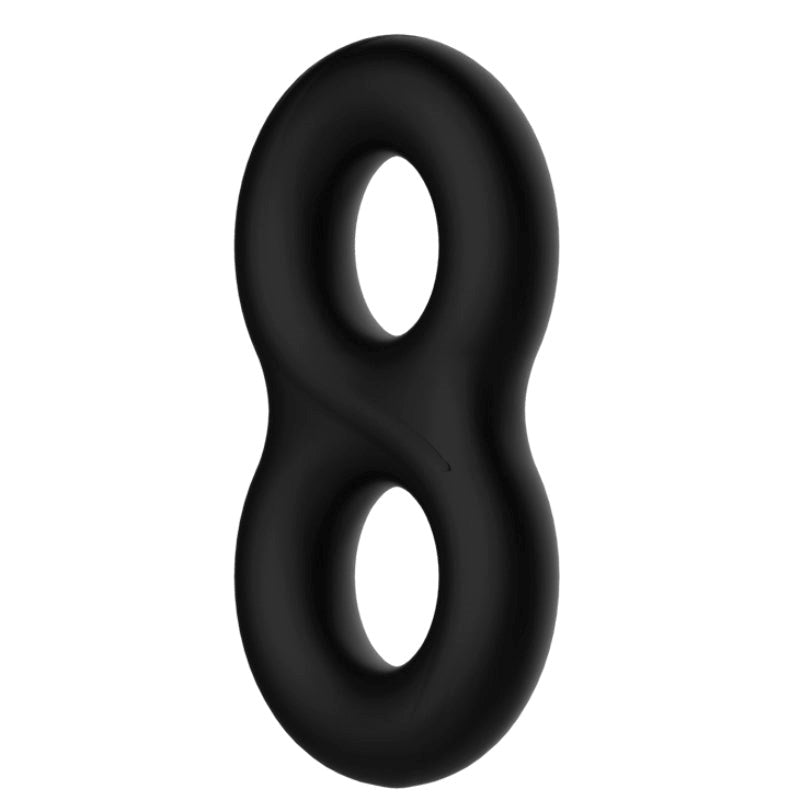 Crazy Bull Silicone Cock Ring Double - - Stretchy Cock Rings