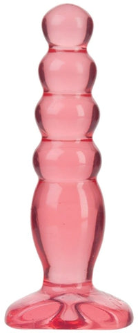 Crystal Jellies 5 Inch Anal Delight Pink by Doc Johnson - Butt Plugs
