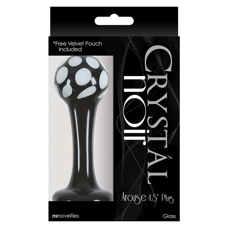 Crystal Noir Arouse Plug - - Prostate Toys