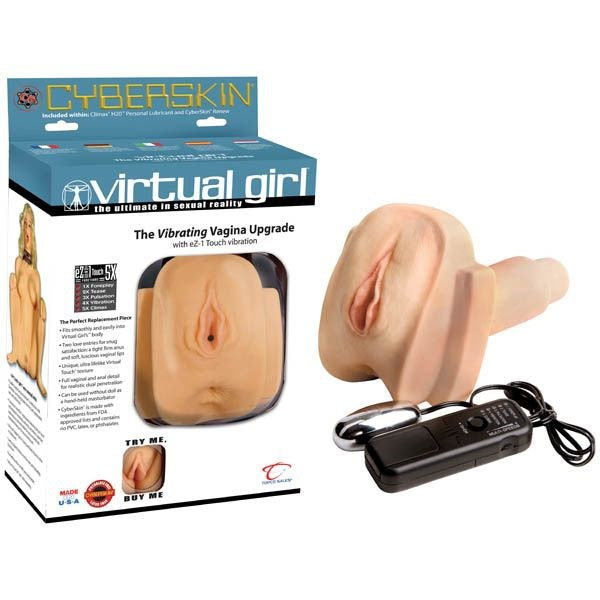 Cyberskin Virtual Girl Vibrating Vagina - - Realistic Butts And Vaginas