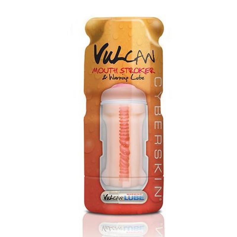 Cyberskin Vulcan Mouth Stroker with Warming Lube - - Realistic Butts And Vaginas