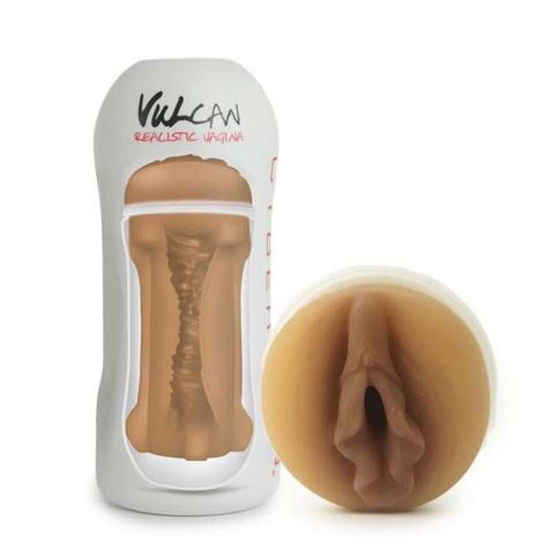 Cyberskin Vulcan Realistic Vagina Mocha - - Masturbators and Strokers