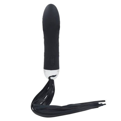 Deluxe Silicone Whip Vibrating Anal Plug by BDStyle - Anal Vibrators