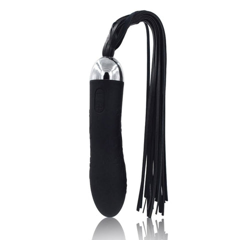 Deluxe Silicone Whip Vibrating Anal Plug by BDStyle - Anal Vibrators