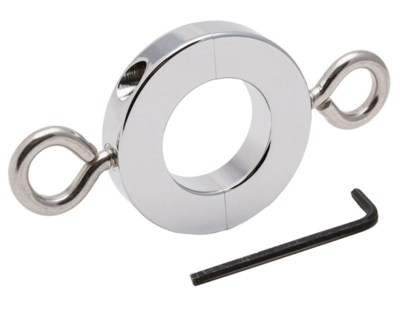 Deviant Weighted Ball Stretcher 8oz - - Cock Rings