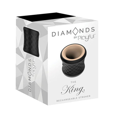 Diamonds By Playful The King Rechargeable Male Stroker - Masturbators and Strokers