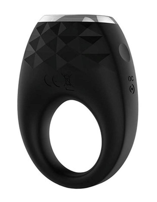 Diamonds by Playful The Prince Rechargeable Ring - - Stretchy Cock Rings