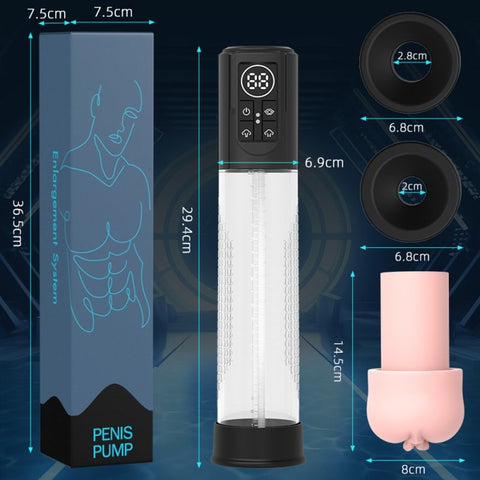 Digital display automatic Penis Pump by BDStyle - Pumps, Extenders and Sleeves