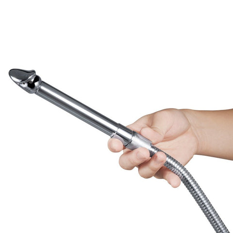 Dildo Head Stainless Steel Anal Douche by BDStyle - Enemas and Douches