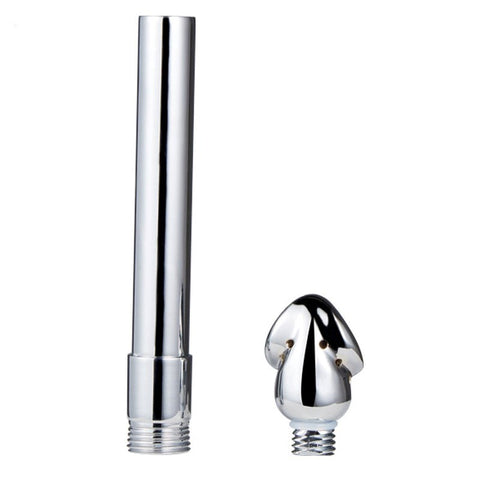 Dildo Head Stainless Steel Anal Douche by BDStyle - Enemas and Douches