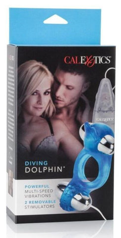 Diving Dolphin Triple Action Pleasure Cock Ring - Cock Rings