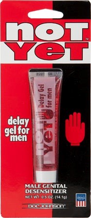 Doc Johnson Not Yet Delay Gel 14g - - Delay and Excite Sprays