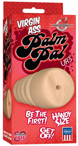 Virgin Ass ULTRASKYN Palm Pal Masturbator by Doc Johnson - Masturbators and Strokers