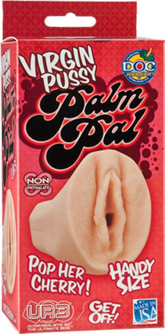 Palm Pal Ultraskyn Virgin Pussy Masturbator by Doc Johnson - Masturbators and Strokers