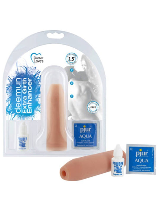 Doctor Loves Deemun Penis Girth Enhancer Light 6In. x 1.5In - - Pumps, Extenders and Sleeves