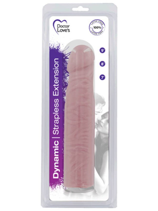 Doctor Loves Dynamic Strapless Extension Light 9 x 2 Inches - - Cock Rings