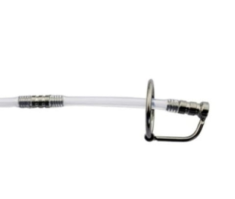 Dual Tube Urethral Stimulator with Glans Ring by BDStyle - Penis Plugs