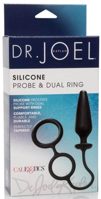 Dr. Joel Kaplan Silicone Probe and Dual Ring - - Prostate Toys