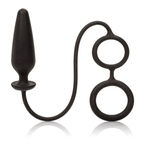 Dr. Joel Kaplan Silicone Probe With Dual Cock Ring - Prostate Toys