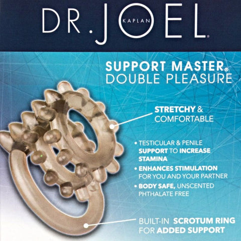 Support Master Double Pleasure Cock Ring - Cock Rings