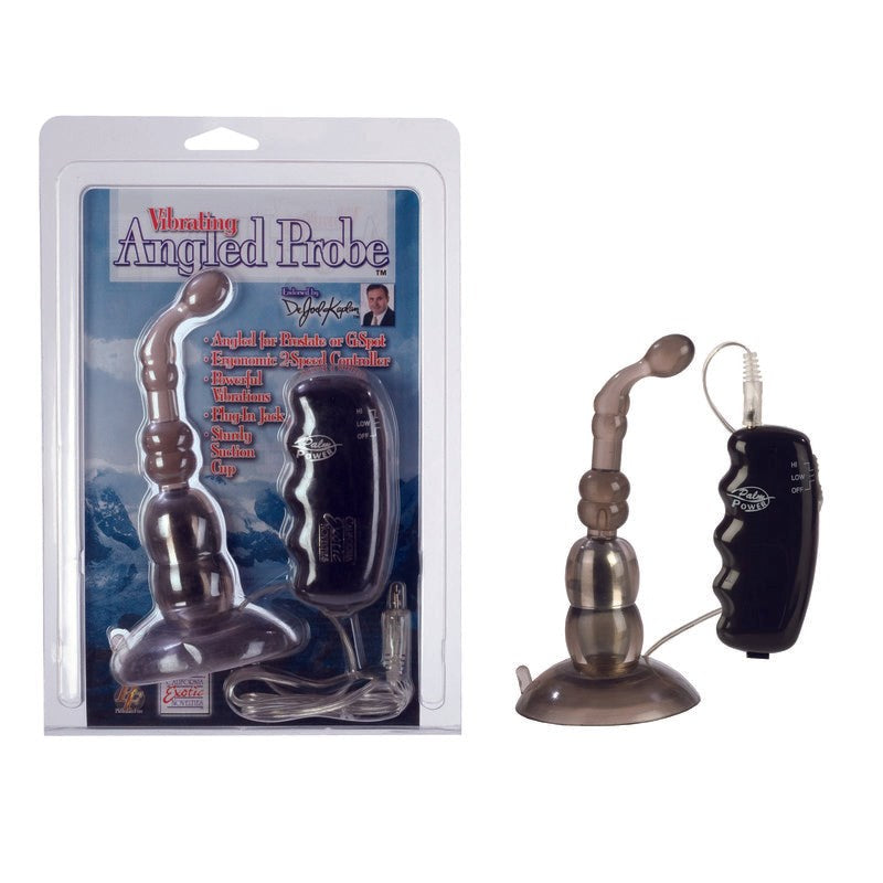 Dr. Joel Kaplan Vibrating Angled Probe - - Prostate Toys