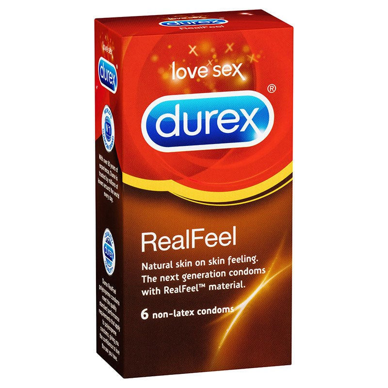 Durex Real Feel Non-Latex 6 Pack - - Condoms