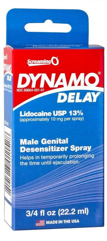 Dynamo Male Delay Spray for Men by Screaming O - Delay and Excite Sprays
