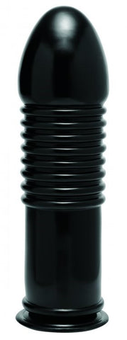 Enormass Ribbed Plug With Suction Base by XR Brands - Butt Plugs