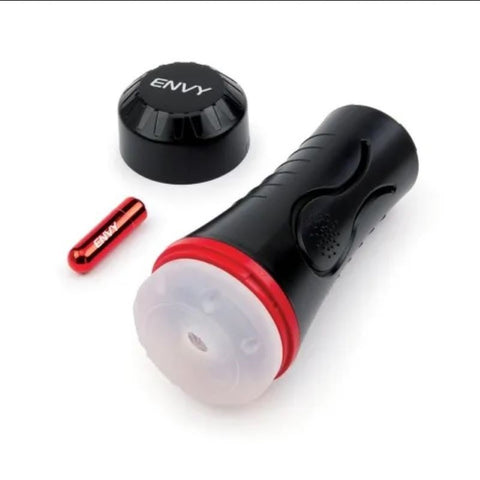 ENVY Squeezable Clear Clutch Stroker by Xgen Products - Masturbators and Strokers