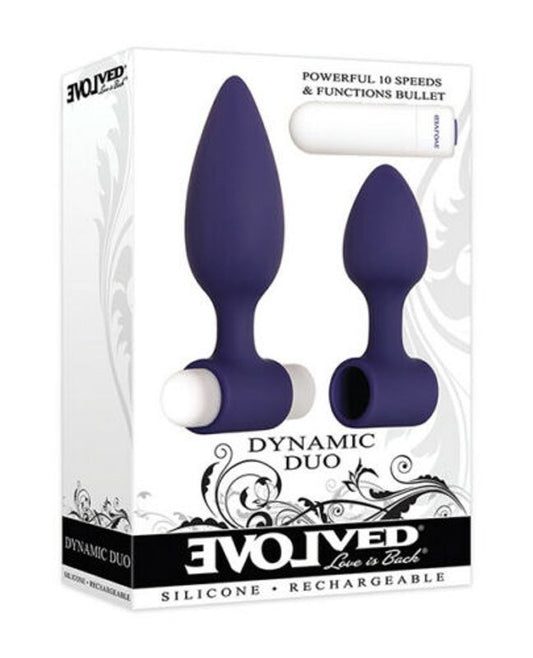 Evolved Dynamic Duo - Removable Bullet, 10 Speeds, Waterproof Bliss