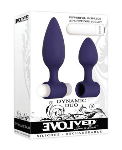 Dynamic Duo Vibrator Rechargeable by Evolved - Anal Vibrators