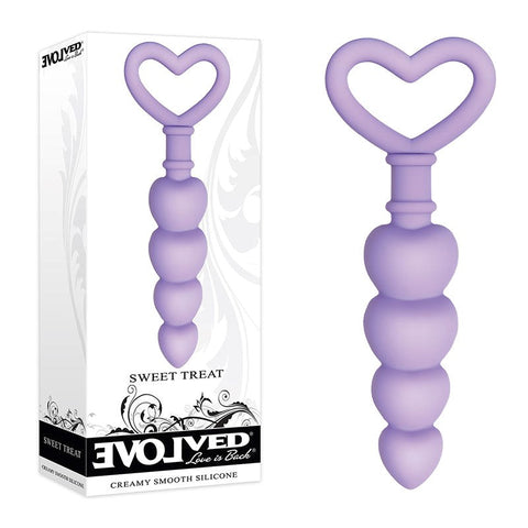 Evolved Sweet Treat Beaded Butt Plug with Handle - Butt Plugs