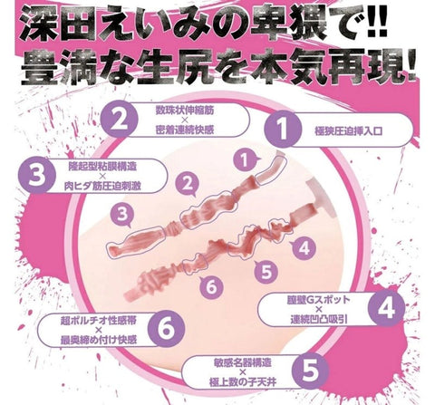 Eimi Fukada Ass Onahole Male Masturbator by Exe - Masturbators and Strokers