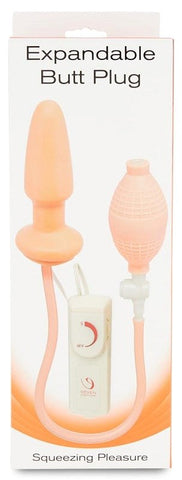 Expandable Butt Plug Flesh by Seven Creations - Anal Vibrators