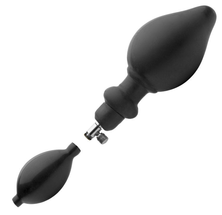 Expander Inflatable Anal Plug With Removable Pump - - Anal Vibrators