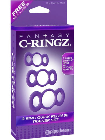 Fantasy C Ringz 3 Quick Release Trainer Dick Ring - Cock Rings