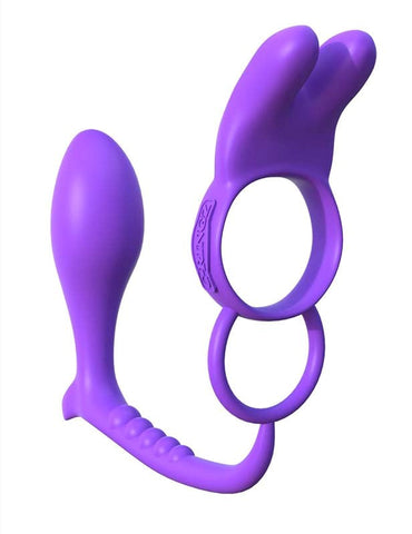 Fantasy C-Ringz Ass-Gasm Vibrating Rabbit by Pipedream - Cock Rings