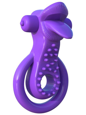 Fantasy C-Ringz Lovely Licks Couples Ring by Pipedream - Vibrating Cock Rings