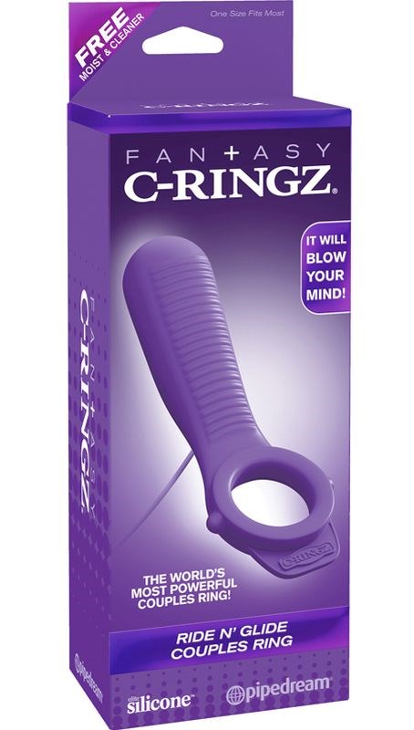 Fantasy C-Ringz Ride N Glide Couples Ring - - Cock Rings