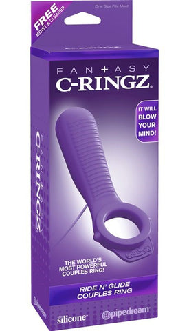 Ride N Glide Couples Ring by Pipedream Products - Cock Rings