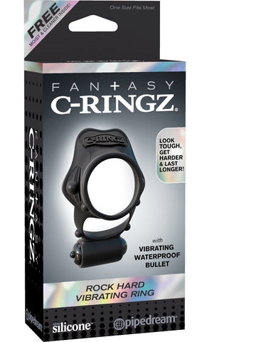 Rock Hard Vibrating Cock Ring by Pipedream Fantasy - Cock Rings